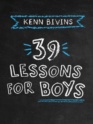 cover image of 39 Lessons for Boys
